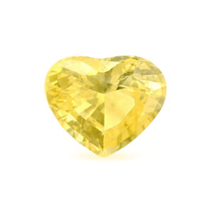 Heart Yellow Sapphire 1.10 Ct.